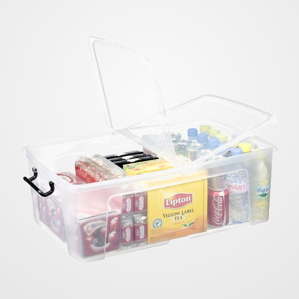 CAJA ALMACENAMIENTO STRATA BY CEP HW675 50 LITROS APILABLE CRISTAL