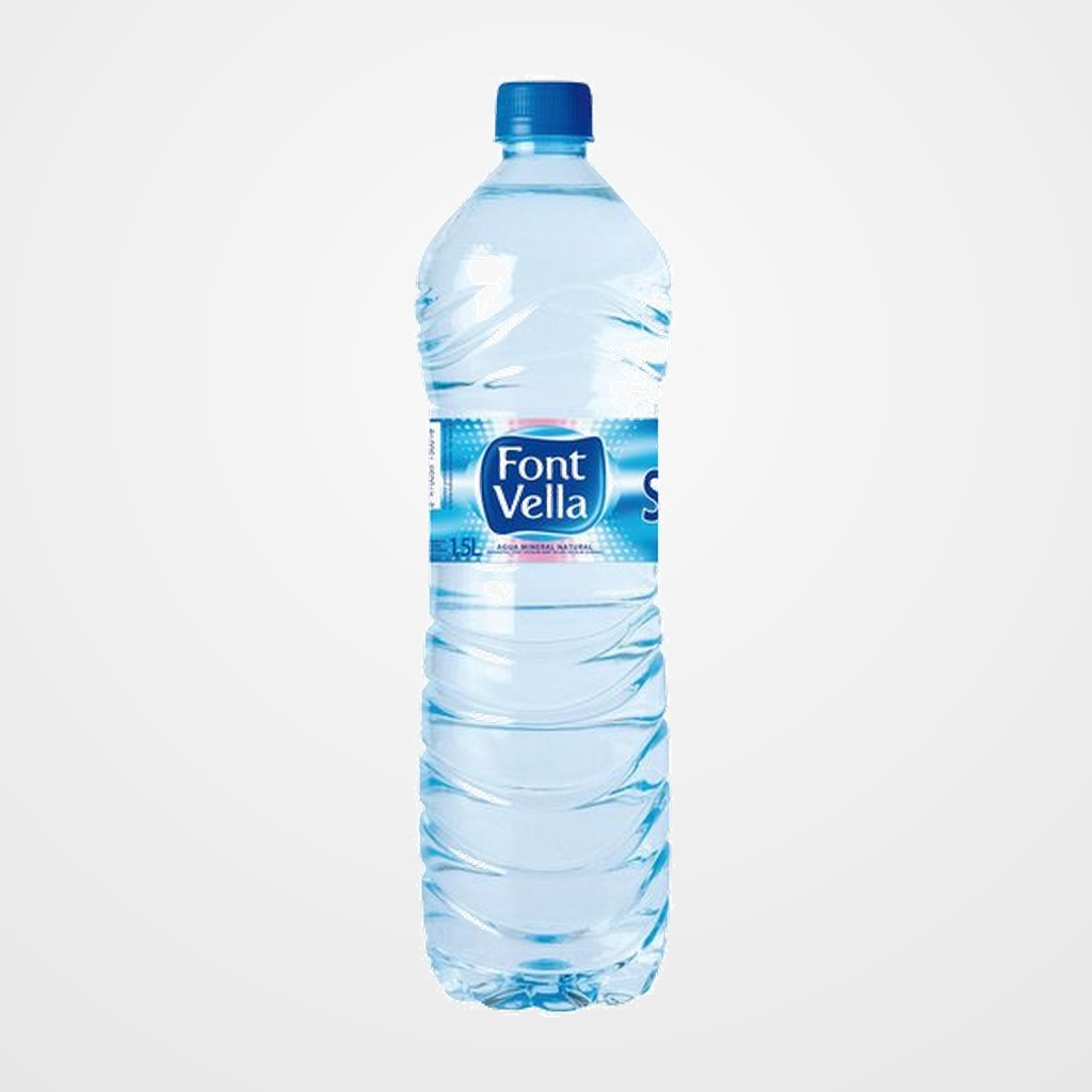 AGUA MINERAL NATURAL FONT VELLA BOTELLA 1.5L