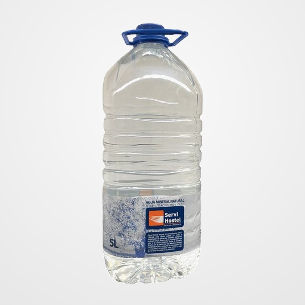 AGUA MINERAL NATURAL SERVIHOSTEL BOTELLA DE 5L