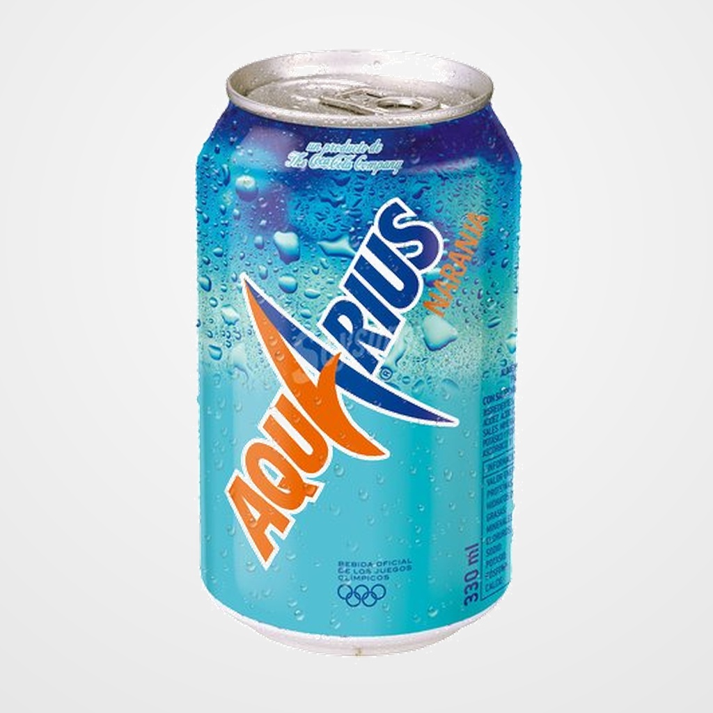 REFRESCO AQUARIUS NARANJA LATA 330ml