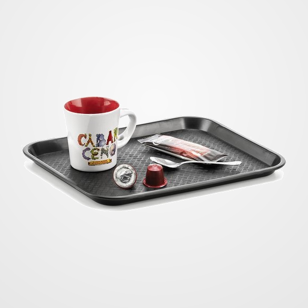 BANDEJA CAMARERO A.2000 275x350x20 mm NEGRO