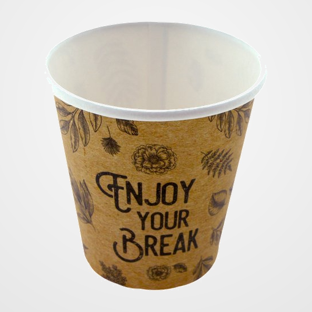 VASO CARTON PARED GRUESA 177 CC PAQUETE DE 50