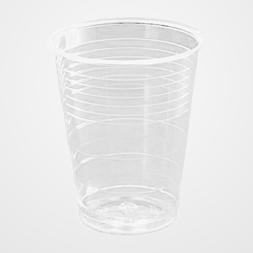 VASOS POLIPROPILENO TRANSPARENTE 300 cc. BOLSA DE 50