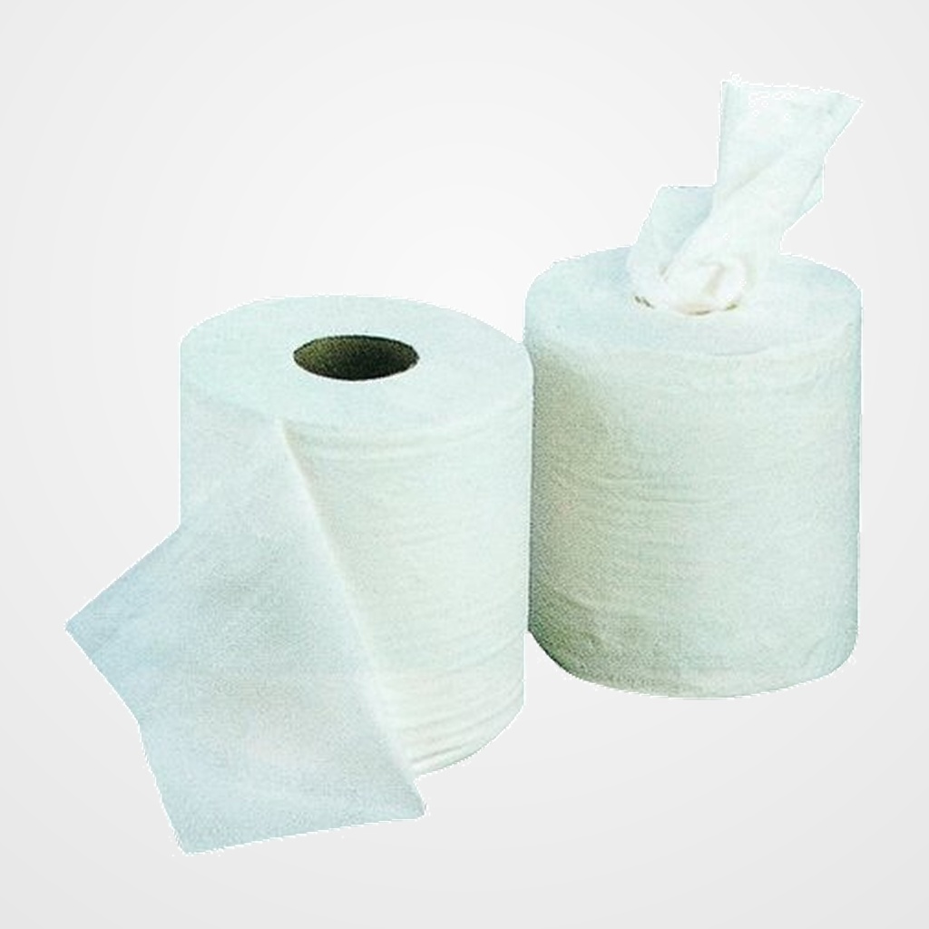 BOBINA DE PAPEL MECHA 100% CELULOSA 2 CAPAS 80 METROS 0,6 KG.