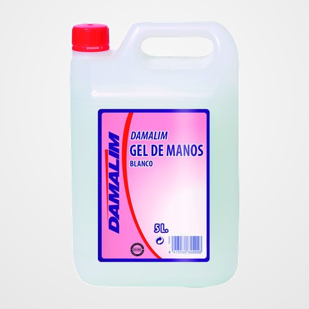 GEL DE MANOS BLANCO DAMALIN 5 LITROS