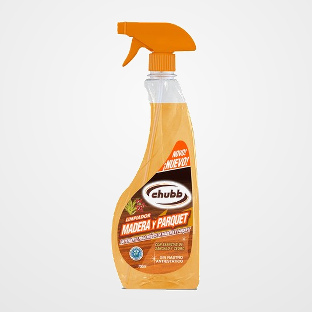 LIMPIADOR CHUBB  MADERA Y PARQUET CON PISTOLA SPRAY 750 ML
