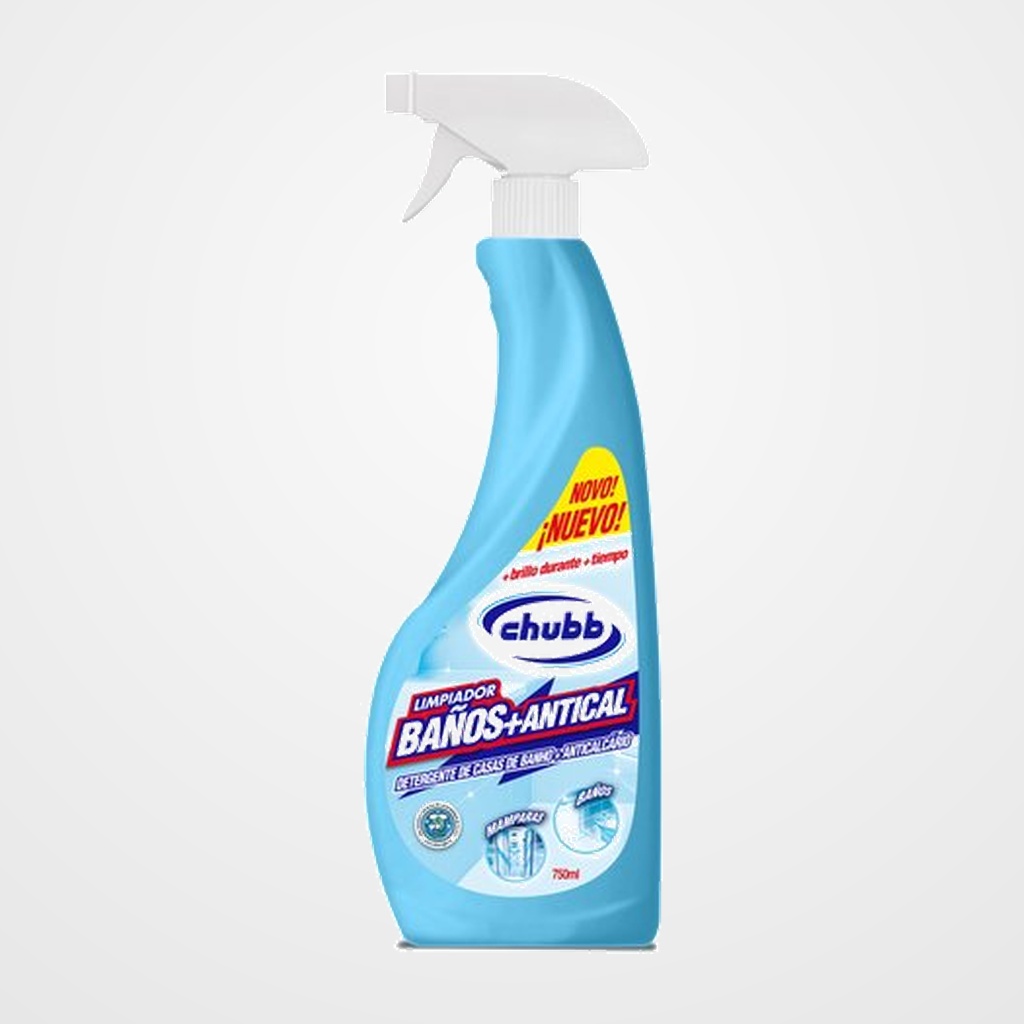 LIMPIADOR CHUBB BAÑOS + ANTICAL CON PISTOLA SPRAY 750 ML