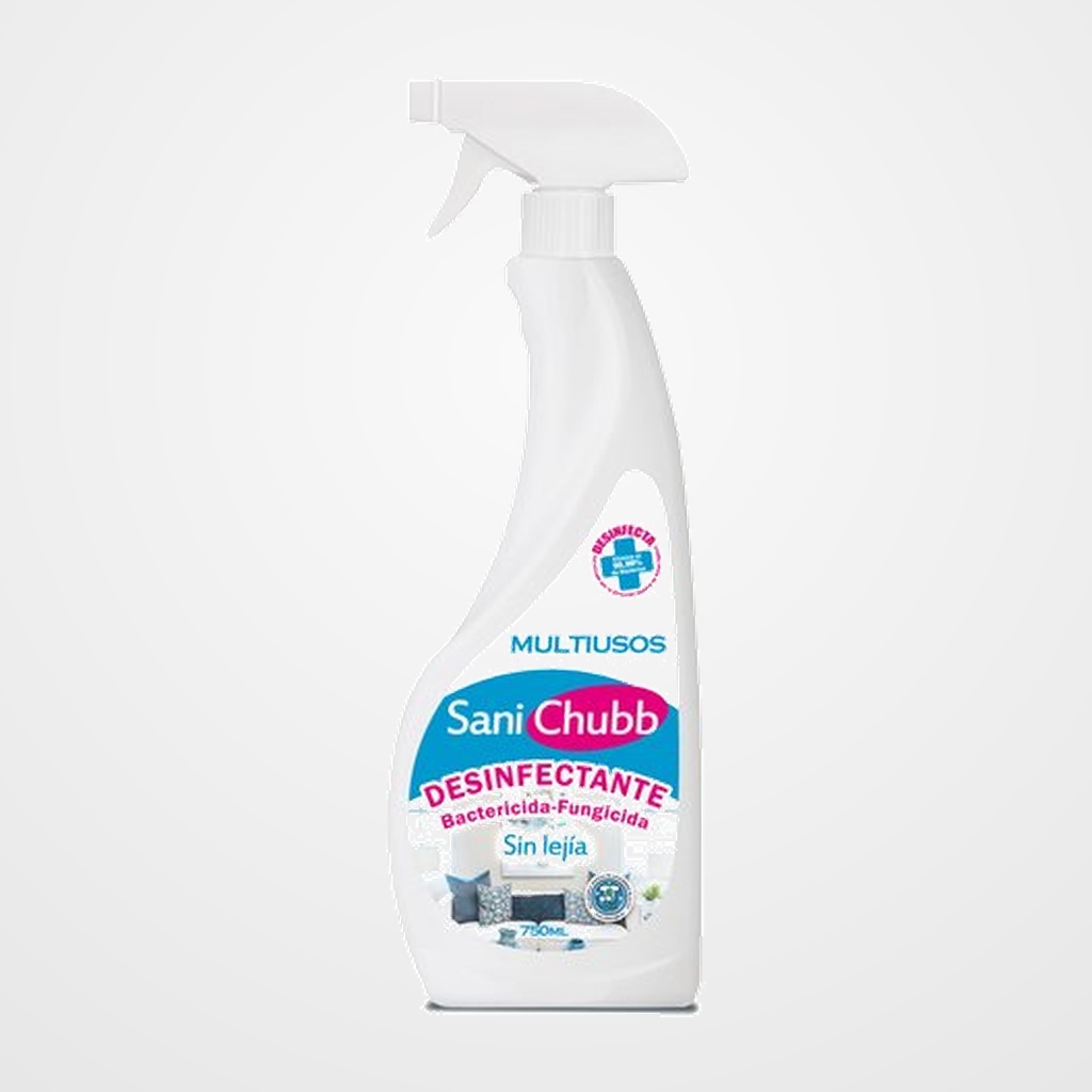 LIMPIADOR MULTIUSOS SANICHUBB DESINFECTANTE BACTERICIDA 750 ML.