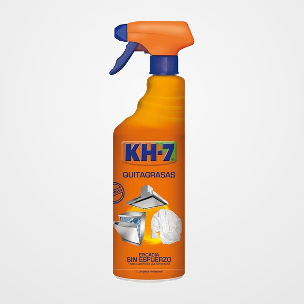 QUITAGRASA KH-7 CON PISTOLA PULVERIZADORA APTO PARA SUPERFICIES DE USO ALIMENTARIO BOTELLA DE 780 ml