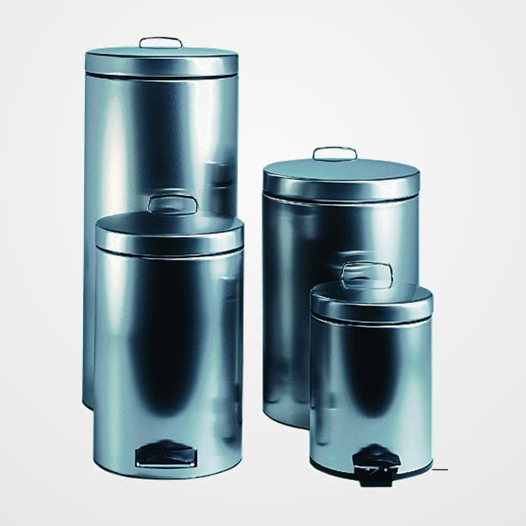 PAPELERA BRABANTIA ACERO INOXIDABLE TAPA PEDAL 12 LITROS