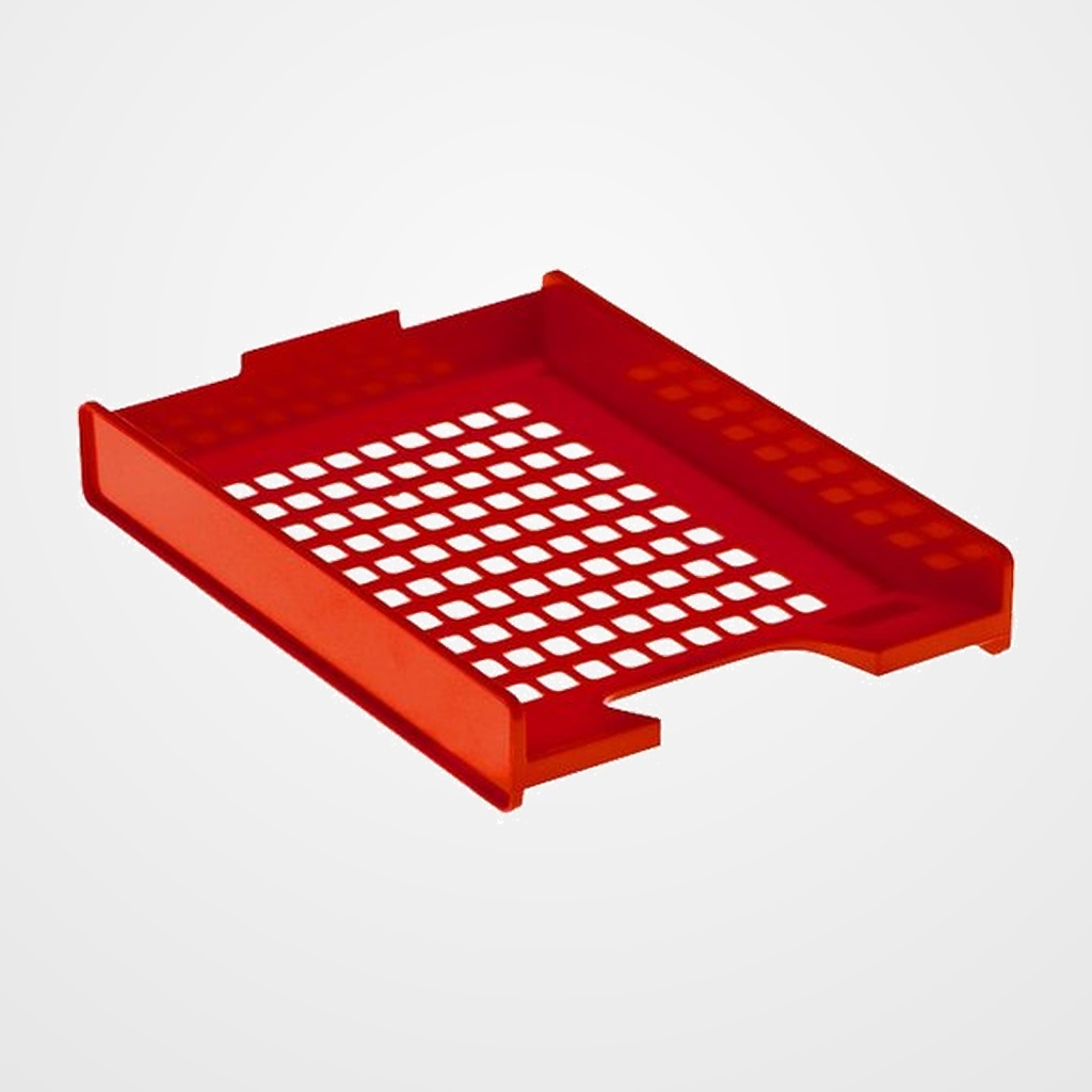 BANDEJA SOBREMESA A.2000 ROJA