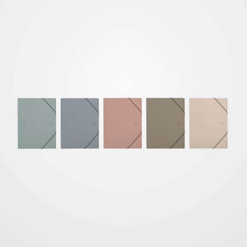CARPETA de GOMAS y SOLAPAS OXFORD FOREST POLYFOAM 50% RECICLADO A4+ SURTIDO (5 col.)