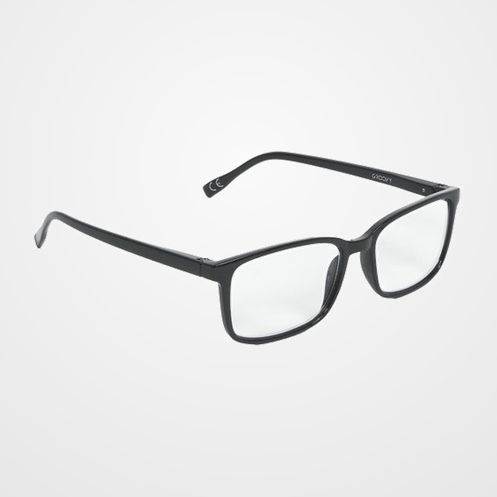 GAFA DE LECTURA GROOVY GRADUADA CUADRADA NEGRO FILTRO AZUL +1.5