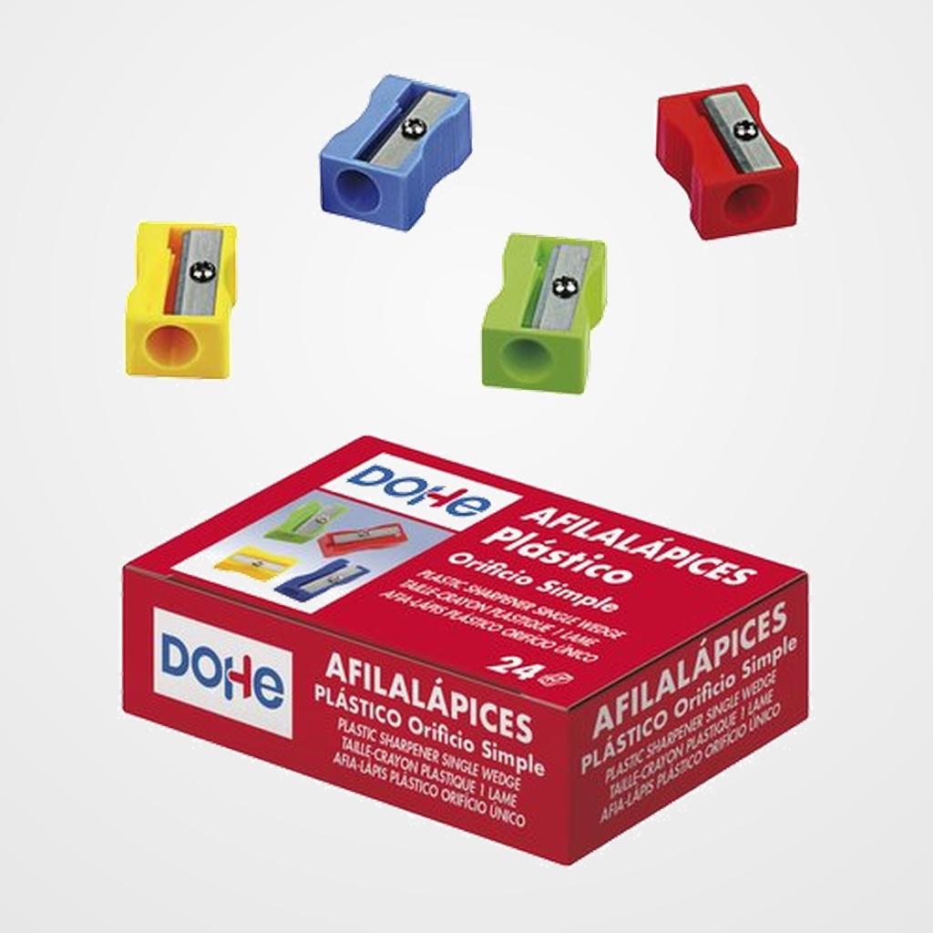 [13701395] AFILALAPIZ PLASTICO DOHE 1 USO SURTIDO CAJA de 24