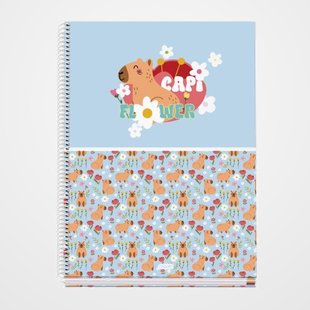 BLOC DOHE CAPI FLOWER micro.tapa EXTRA A4 100h 90gr CUADRIC.5x5