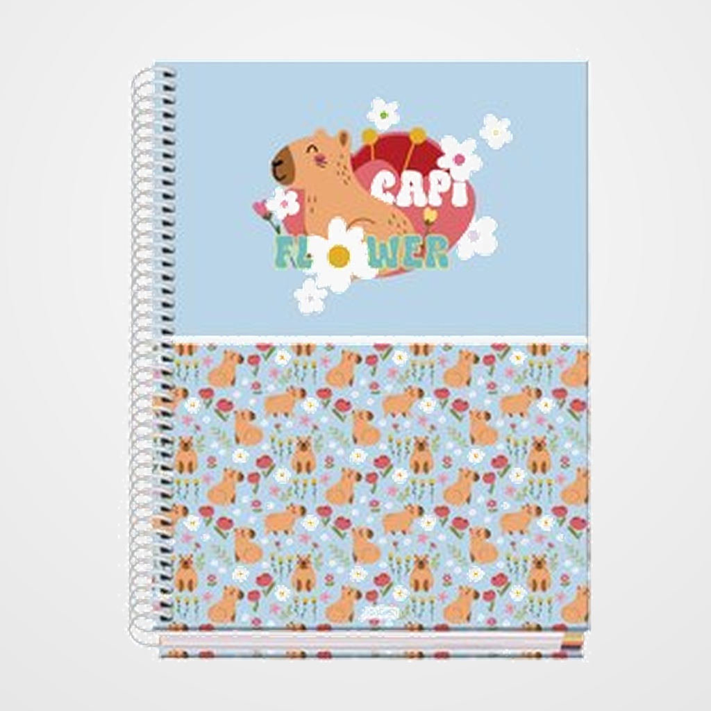 BLOC DOHE CAPI FLOWER micro.tapa EXTRA A5 100h 90gr CUADRIC.5x5