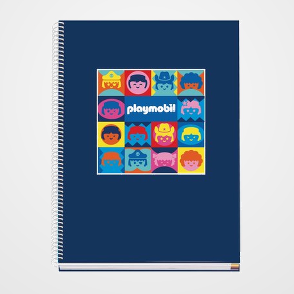 BLOC DOHE PLAYMOBIL micro.tapa EXTRA A4 100h 90gr CUADRIC.5x5