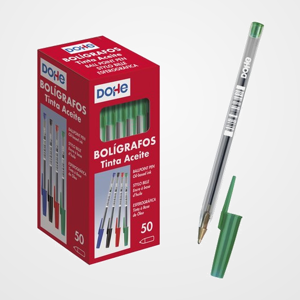 BOLIGRAFO DOHE BASIC 1.0 mm VERDE