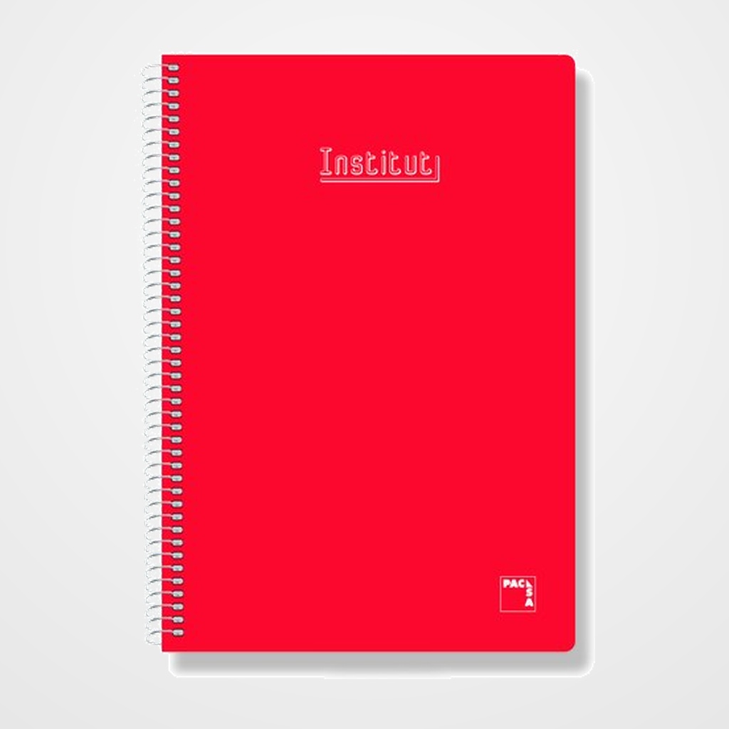 BLOC PACSA XTRA tapa EXTRA Fº 80h PAUTA 2,5 60g. ROJO