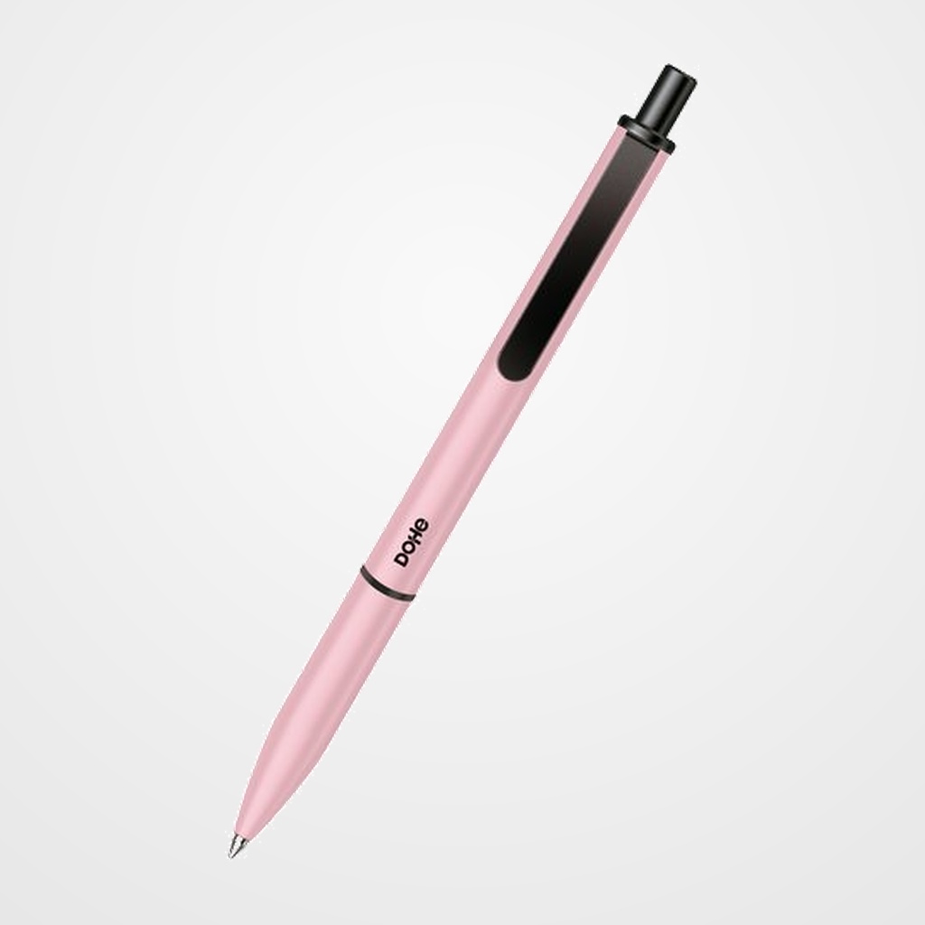 BOLIGRAFO DOHE RETRACTIL ELEGANCE 1,0 mm (tinta azul) ROSA BLISTER de 4