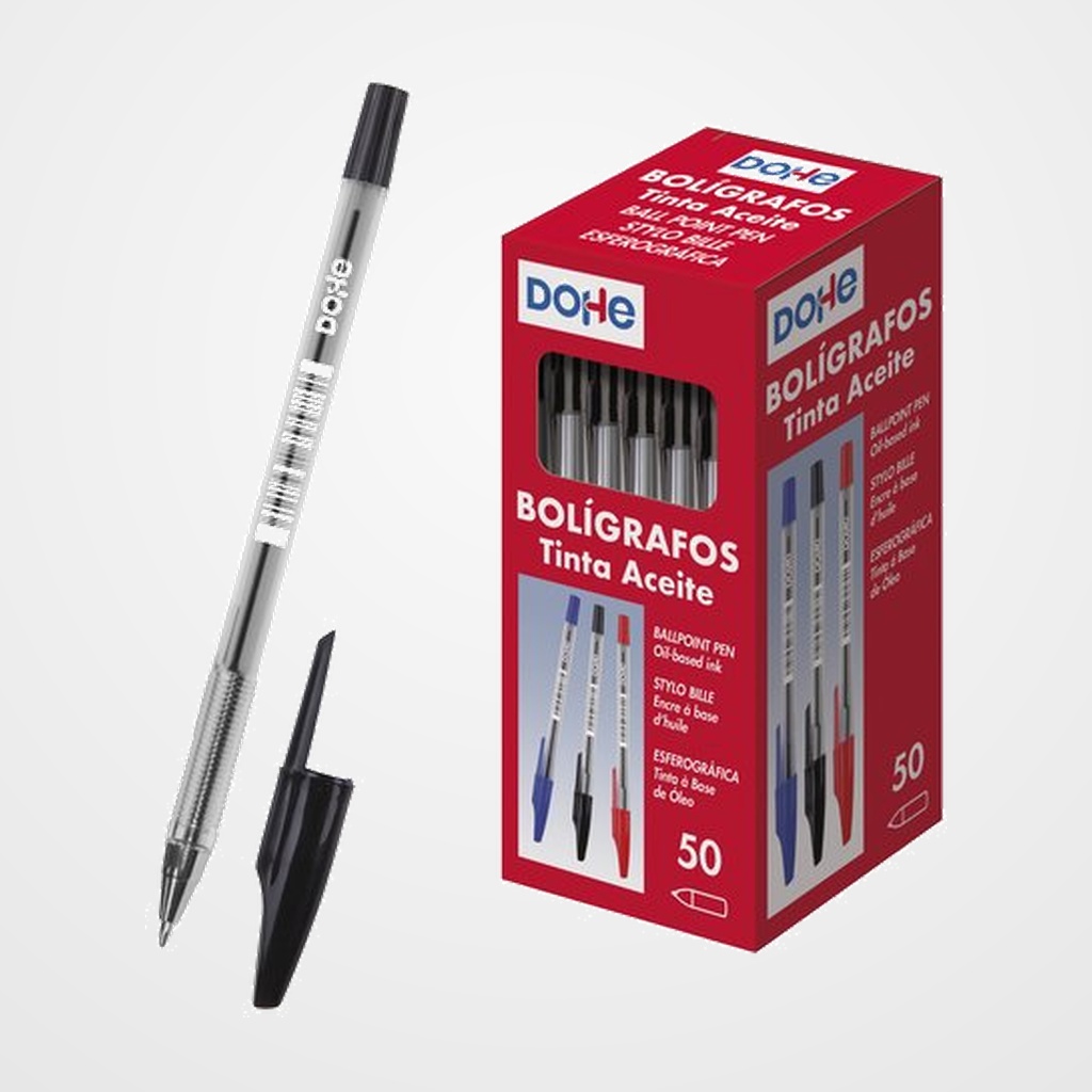 BOLIGRAFO DOHE 1.0 mm NEGRO