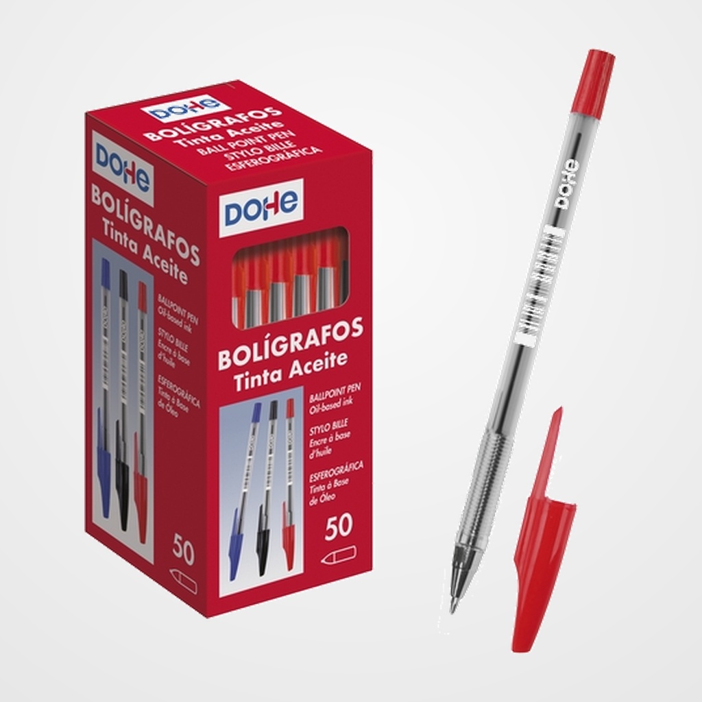 BOLIGRAFO DOHE 1.0 mm ROJO