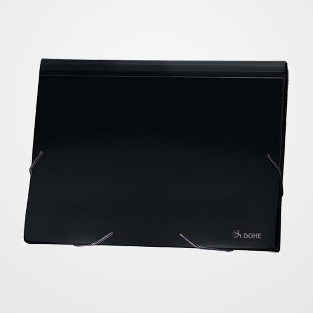 CLASIFICADOR ACORDEON DOHE PP OPACO A4 13 DPTOS. GOMAS NEGRO