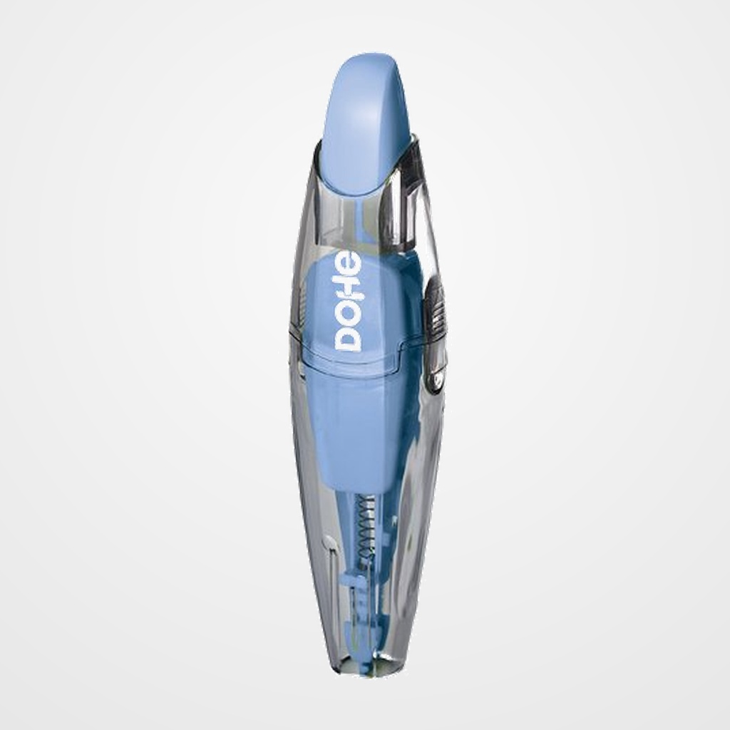 CORRECTOR CINTA DOHE COLOUR VIBES RECARGABLE RETRACTIL 5 mm x 6 m AZUL