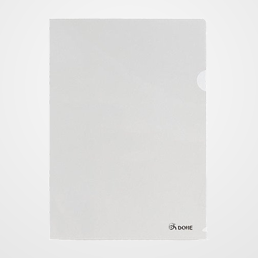 DOSIER ANGULO RECTO DOHE PP CRISTAL PREMIUM 180µ A4 TRANSPARENTE