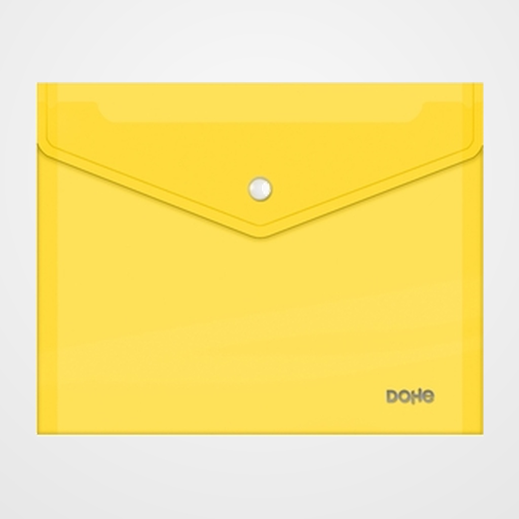 DOSIER SOBRE DOHE PP BROCHE A5 APAISADO TRASLUCIDO AMARILLO