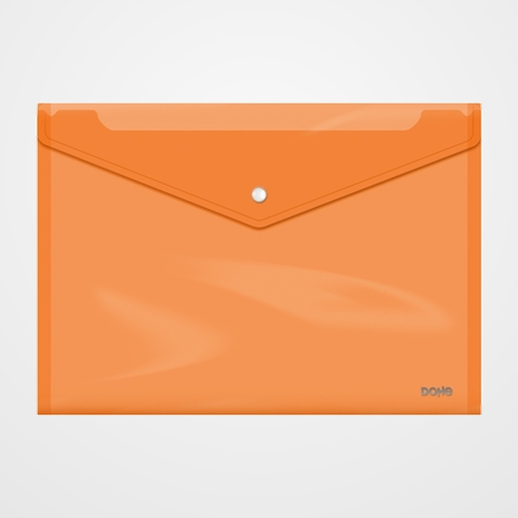 DOSIER SOBRE DOHE PP BROCHE Fº+ APAISADO TRASLUCIDO NARANJA