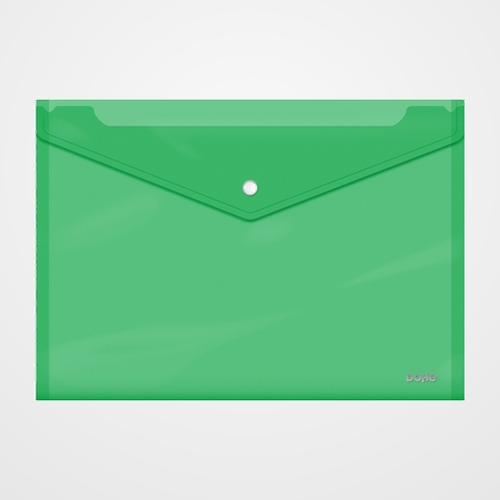 DOSIER SOBRE DOHE PP BROCHE Fº+ APAISADO TRASLUCIDO VERDE