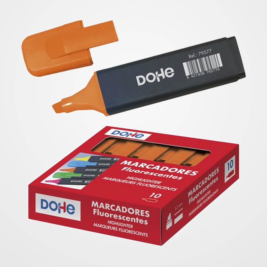 MARCADOR FLUOR DOHE NARANJA