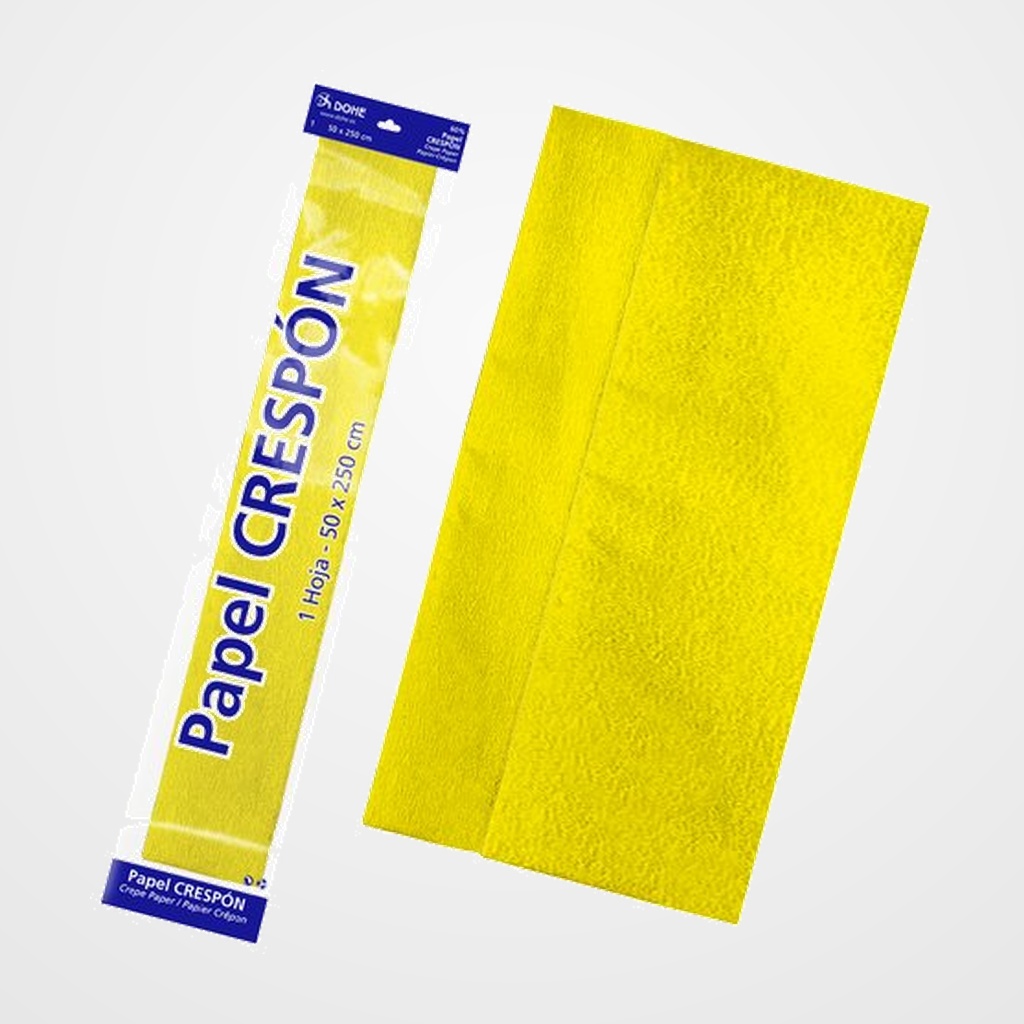 PAPEL CREPE (PINOCHO) DOHE 30g 0,5x2,5 m AMARILLO