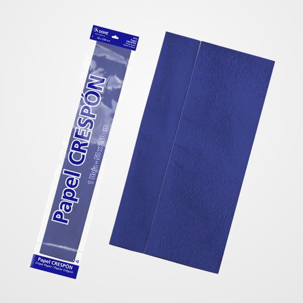 PAPEL CREPE (PINOCHO) DOHE 30g 0,5x2,5 m AZUL