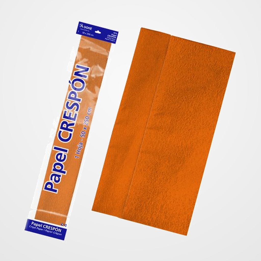 PAPEL CREPE (PINOCHO) DOHE 30g 0,5x2,5 m NARANJA