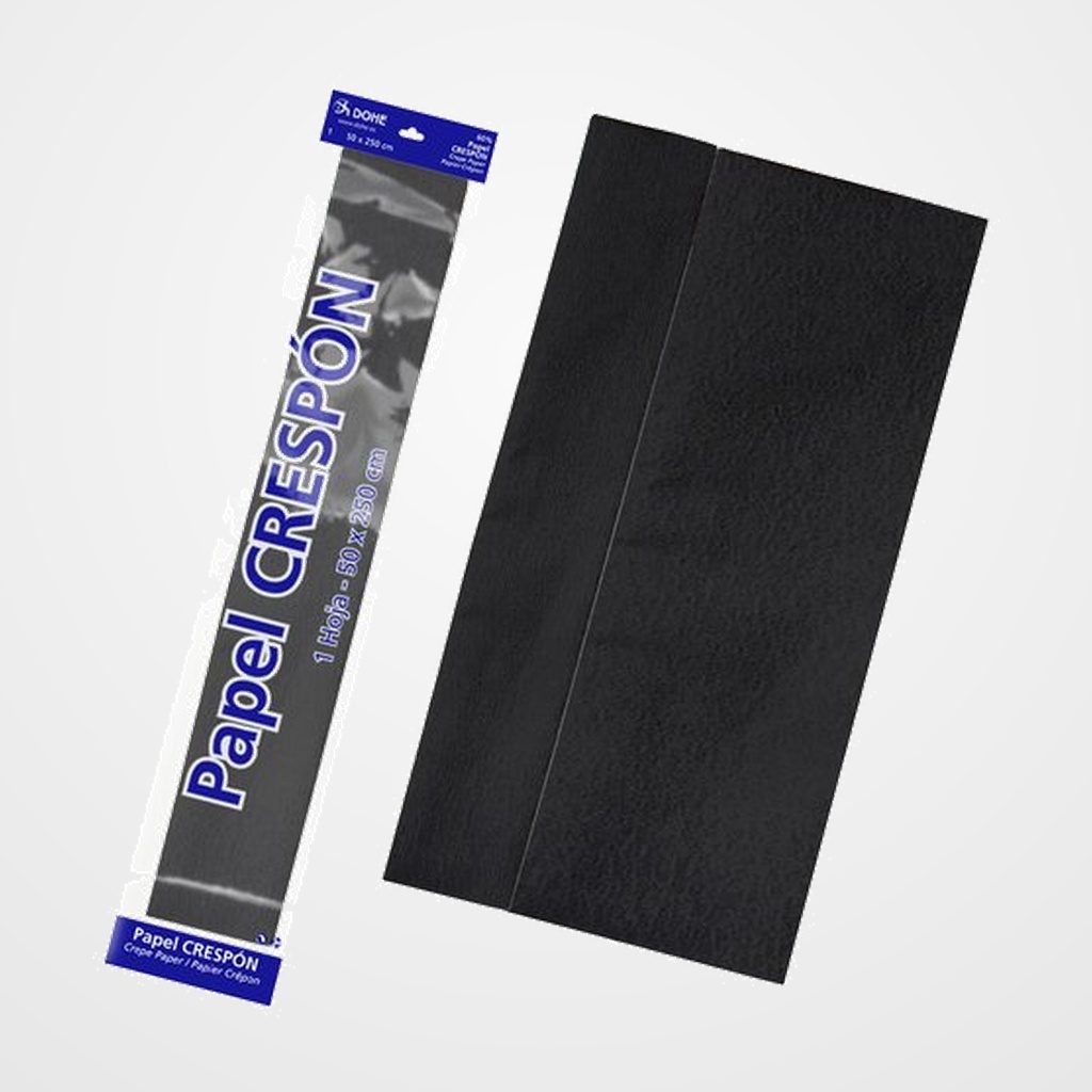 PAPEL CREPE (PINOCHO) DOHE 30g 0,5x2,5 m NEGRO