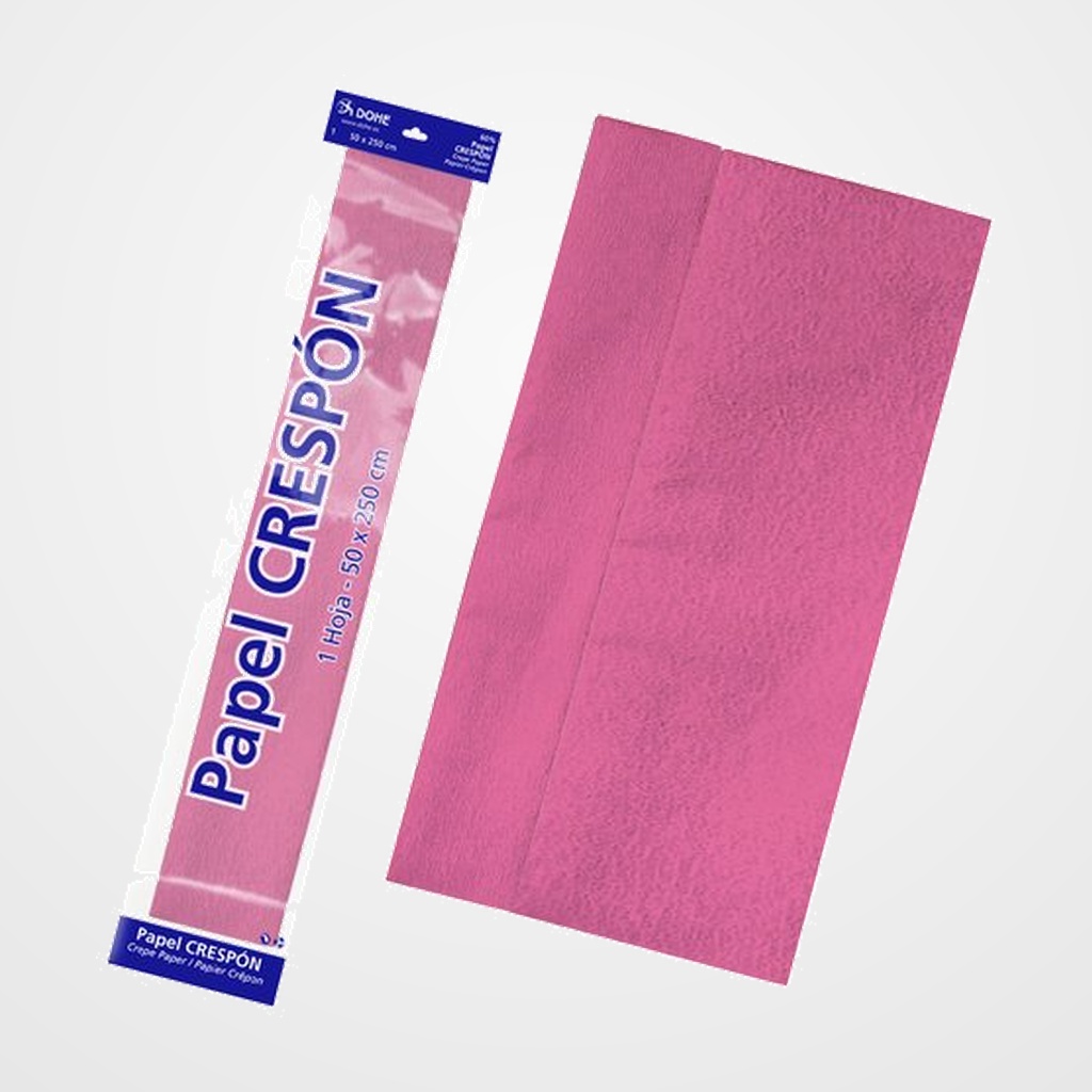 PAPEL CREPE (PINOCHO) DOHE 30g 0,5x2,5 m ROSA
