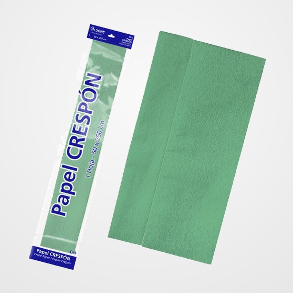 PAPEL CREPE (PINOCHO) DOHE 30g 0,5x2,5 m VERDE