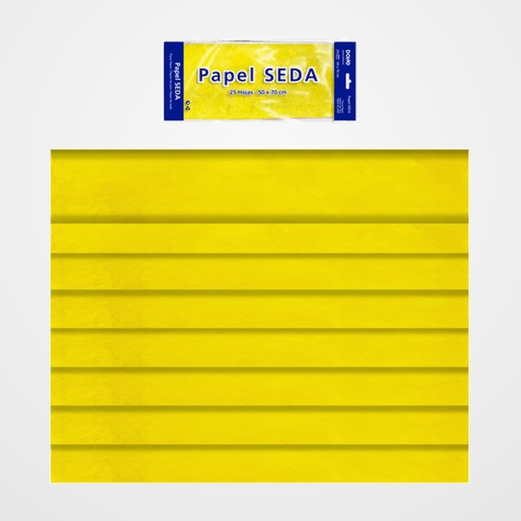 [10903381] PAPEL SEDA DOHE 25h 50x70 cm AMARILLO