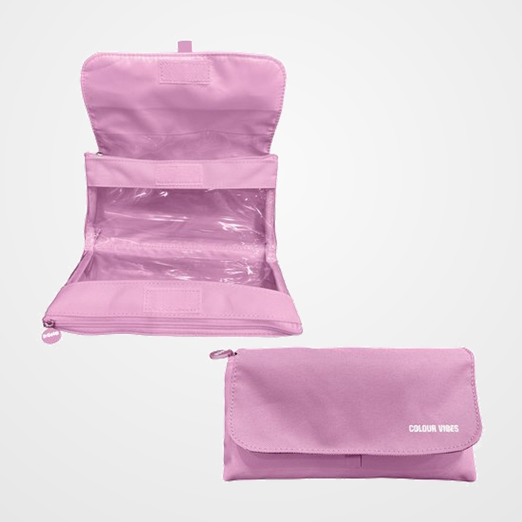 PORTATODO DOHE COLOUR VIBES DOBLE CON SOLAPA ROSA