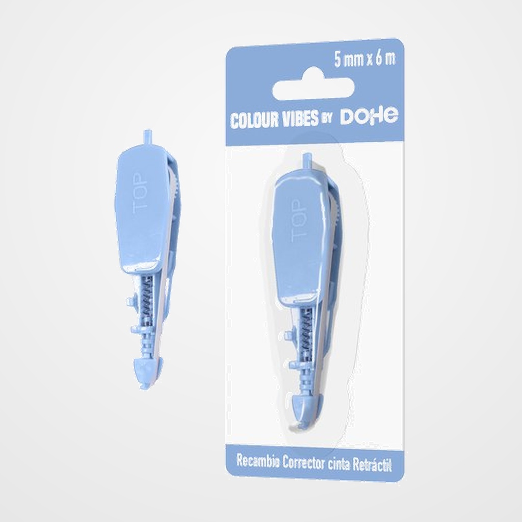 RECAMBIO CORRECTOR CINTA DOHE COLOUR VIBES 5 mm x 6 m AZUL