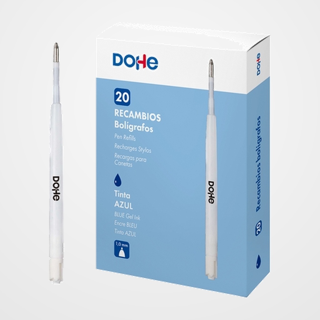 RECAMBIO DOHE PARA BOLIGRAFO RETRACT. 1.0mm AZUL