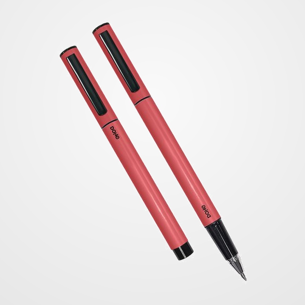 ROLLER DOHE ELIPSE INTENSO 0,5 mm (tinta azul) ROJO BLISTER de 4