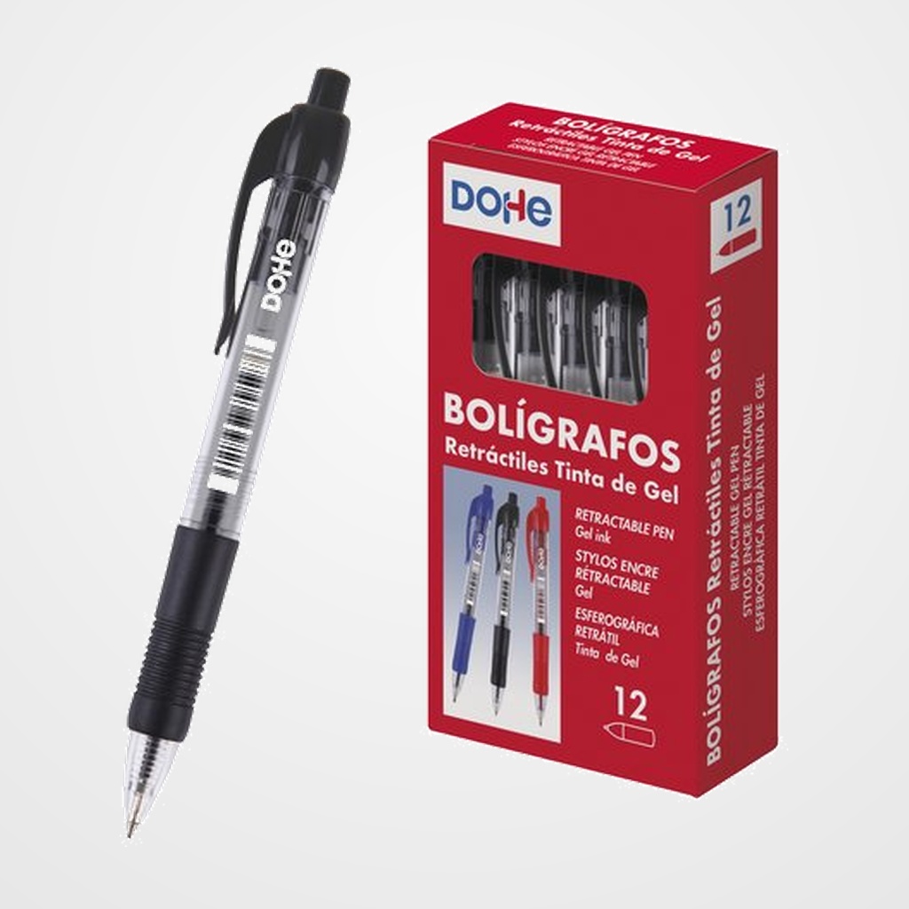 ROLLER GEL RT. DOHE GEL 0,7 mm NEGRO