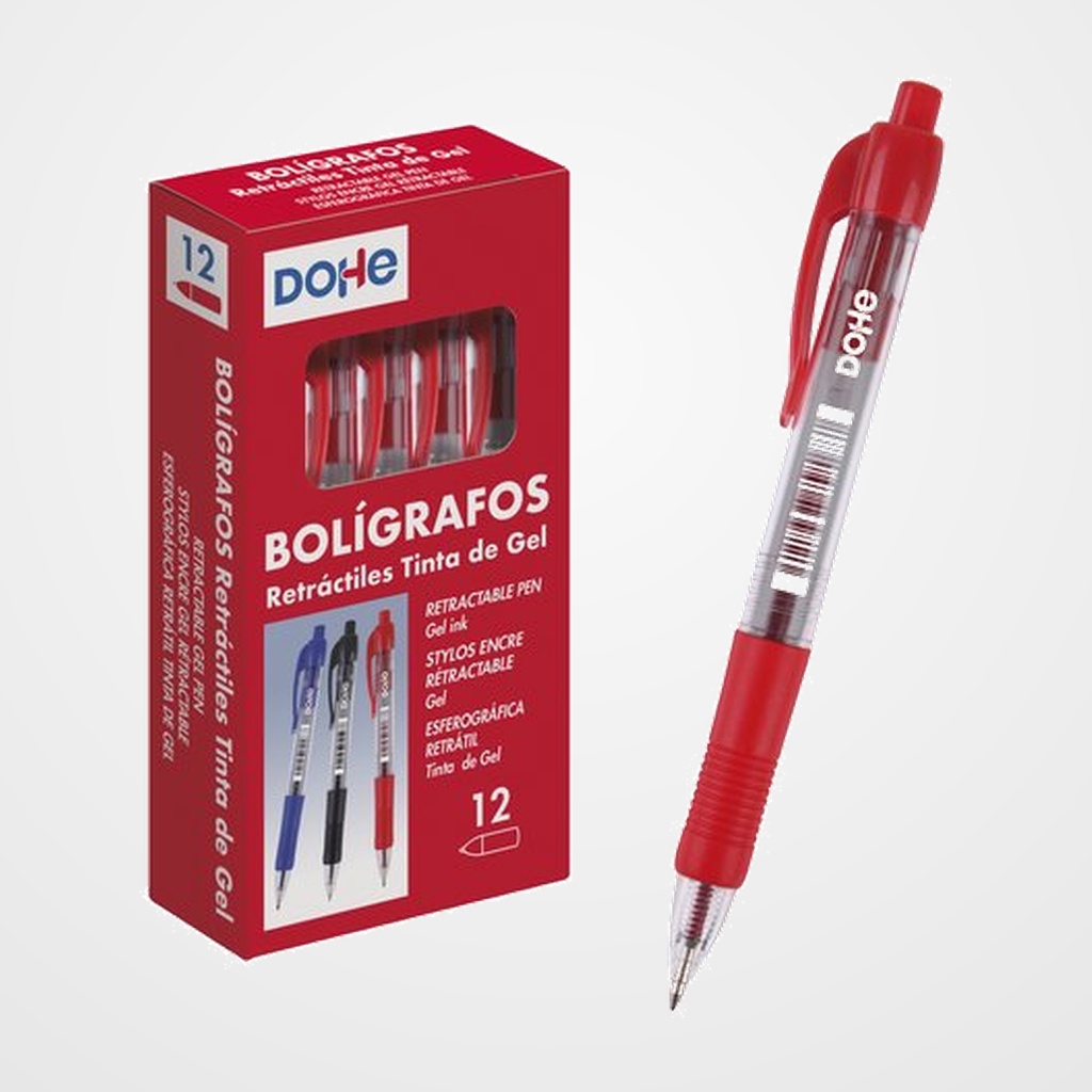 ROLLER GEL RT. DOHE GEL 0,7 mm ROJO