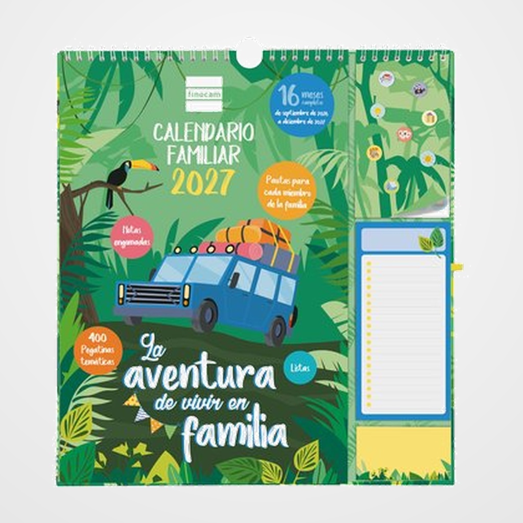 CALENDARIO (2026-27) FINOCAM 16 MESES PLUS PARED M/V 300x300 FAMILIAR