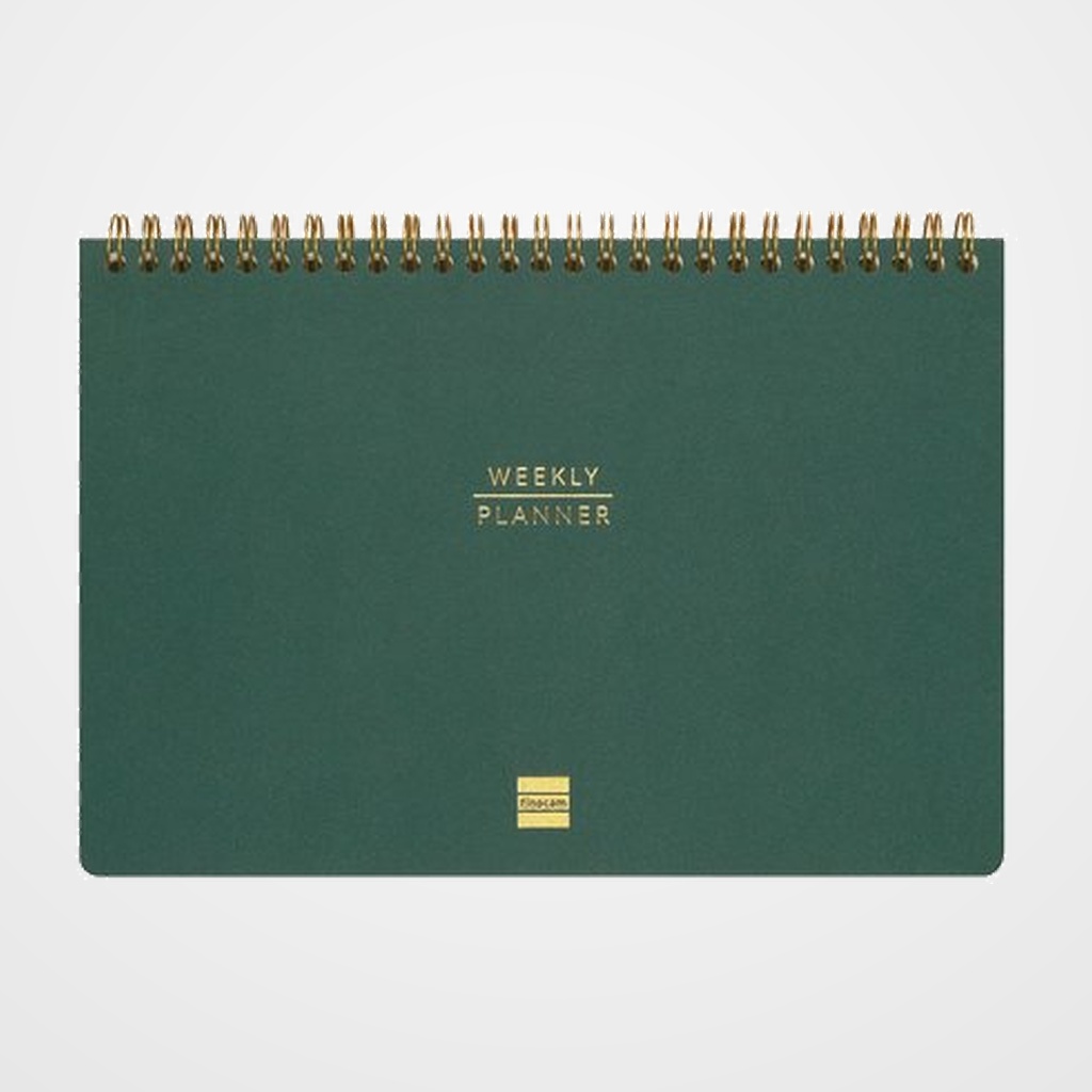 [13802426] PLANIFICADOR FINOCAM HAIKU NO FECHADO 165x240 S/V GREEN