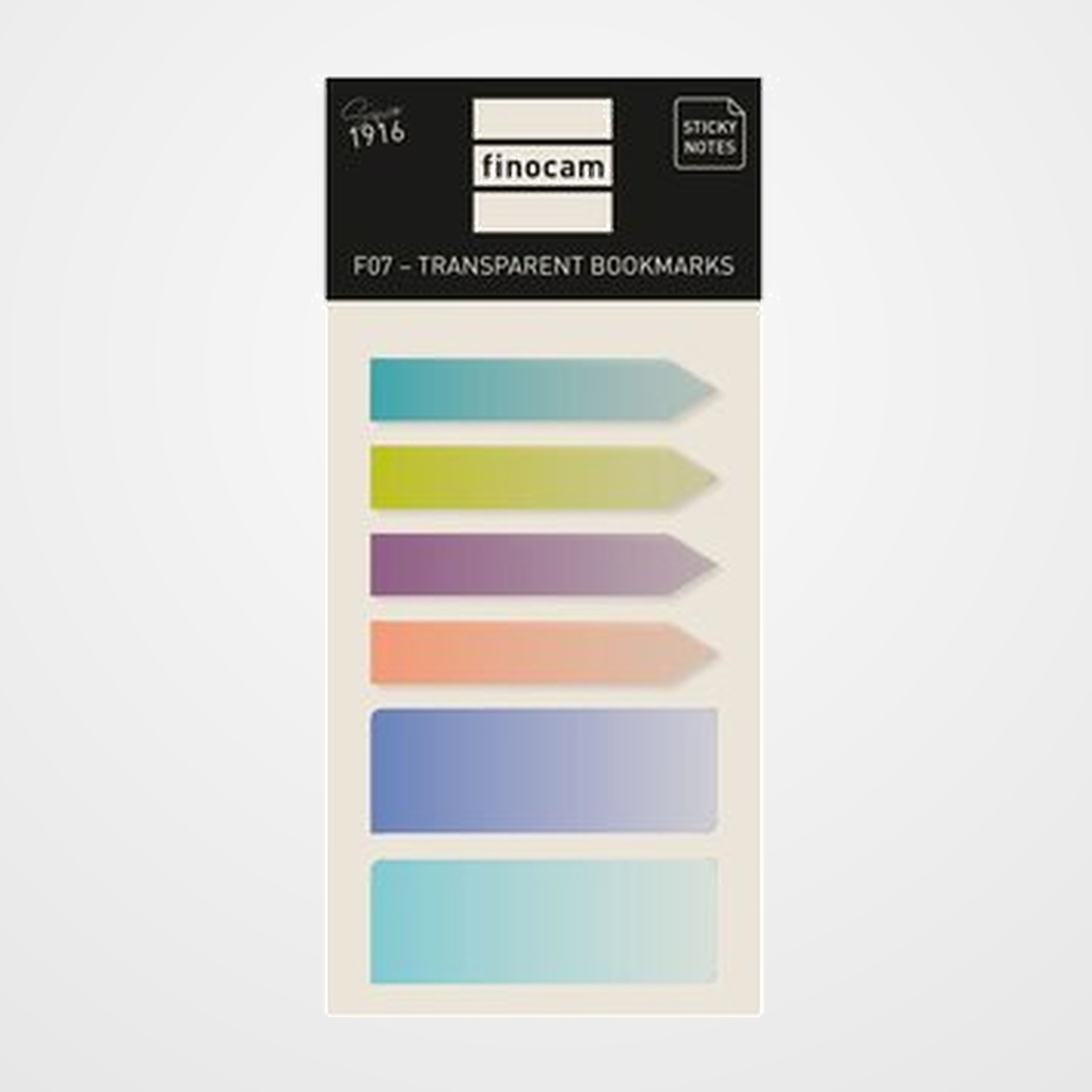 POSITS TRANSPARENTES FINOCAM F07 SURTIDO SET de 180