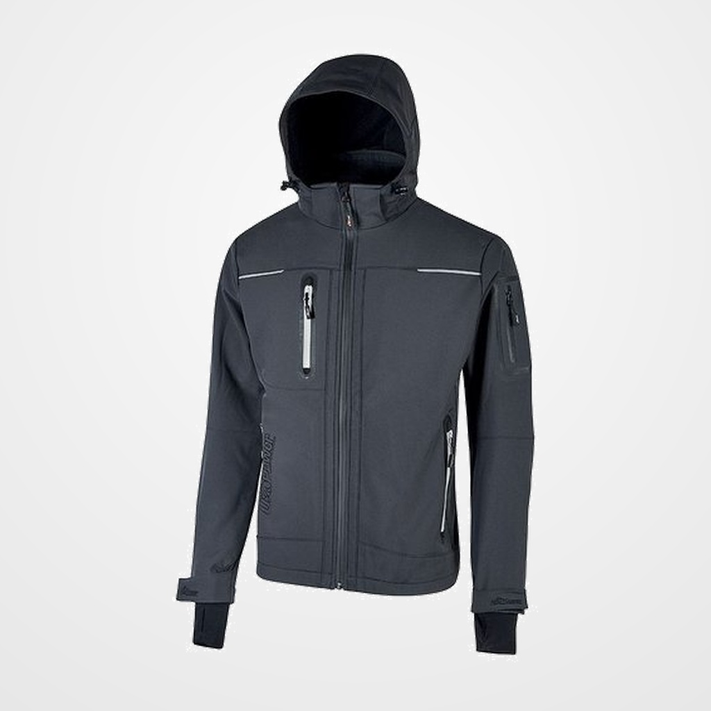 CHAQUETA U-POWER U-TEX SPACE CON MEMBRANA TALLA M GRIS